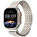 Bracelet en maille métallique de luxe Apple Watch (lumiére stellaire)