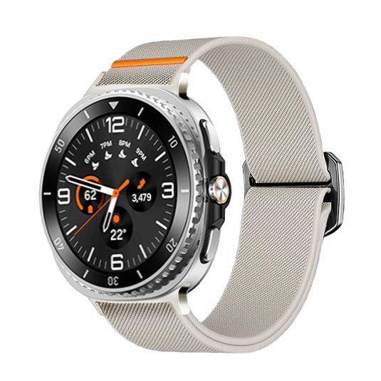 Bracelet elastique Samsung Galaxy Watch 8 Classic (lumière stellaire)