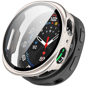 Samsung Galaxy Watch 8 - 40mm / 9 - 40mm hard case met glas (sterrenlicht)