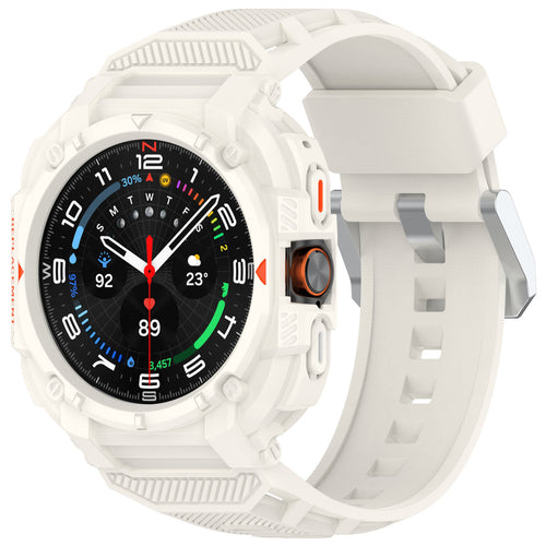 Bracelet TPU avec cadre Samsung Galaxy Watch Ultra (blanc ivoire)