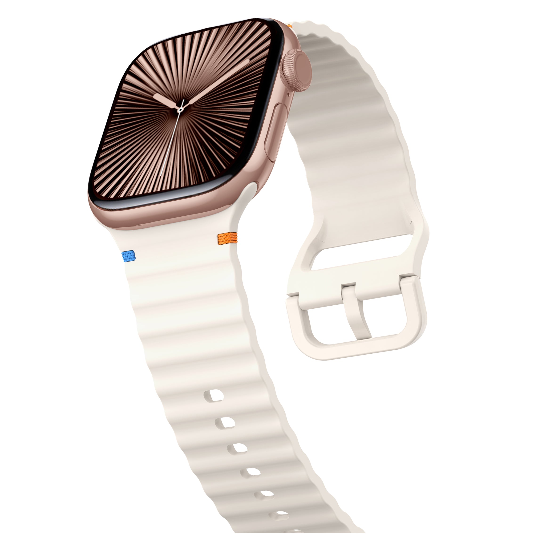 Correa ondulada Apple Watch Ultra (blanco estrella)