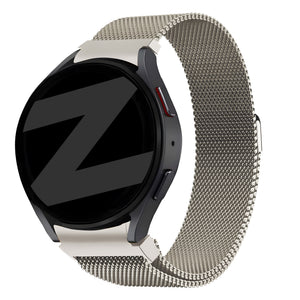 Bandz Samsung Galaxy Watch 4 Classic 46mm Milanese Loop Strap (Starlight)