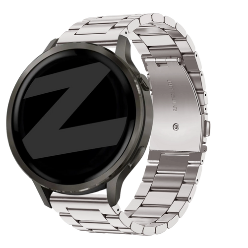 Bandz Bracelet acier 'Classic' Garmin Approach S42 (lumière stellaire)