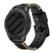 Bracelet cuir tissée Oppo Watch X2 (noir)