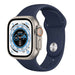 Bracelet silicone Apple Watch Ultra (bleu)