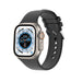 Apple Watch Ultra Silicone Strap with Buckle (Black)