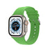 Bracelet silicone boucle Apple Watch Ultra (vert)