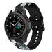 Grey Flower Samsung Galaxy Watch 4 Classic 42mm Armband