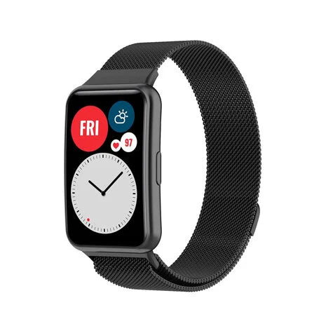 Correa Milanesa Huawei Watch Fit SE (negra)