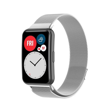 Correa Milanesa Huawei Watch Fit SE (plata)