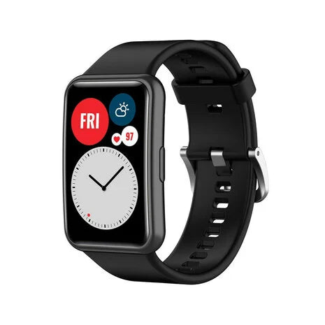 Huawei Watch Fit SE Silikonarmband (Schwarz)