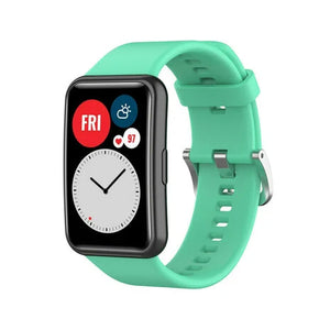 Bracelet silicone Huawei Watch Fit SE (aqua)