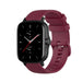 Amazfit GTS 2 Premium Silicone Strap (Dark Red)