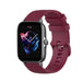 Amazfit GTS 3 Luxus Silikonarmband (Dunkelrot)