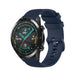 Huawei Watch GT 2 Premium Silicone Strap (Dark Blue)
