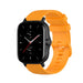 Bracelet silicone luxe Xiaomi Amazfit GTS 2 (orange)