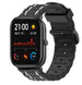 Correa de silicona resistente Xiaomi Amazfit GTS (negro/blanco)