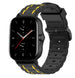 Correa de silicona resistente Amazfit GTS 2 (negro/amarillo)