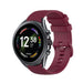 Fossil Gen 6 44mm Luxus-Silikonarmband (Dunkelrot)