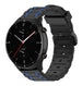 Amazfit GTR 2 Sportschnallenarmband (Schwarz/Blau)