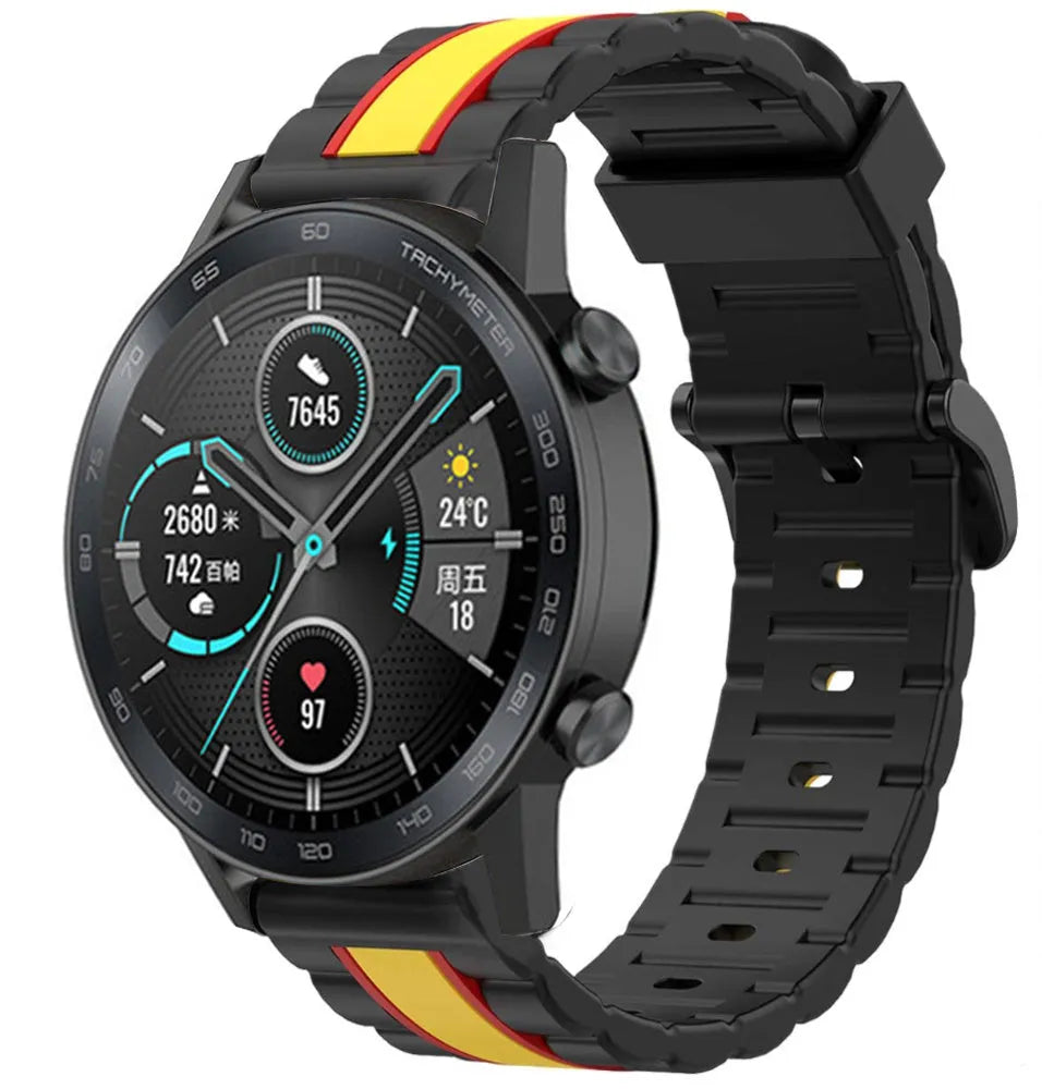 Honor Magic Watch 2 Special Edition Armband (Schwarz/Gelb)