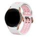 Bracelet sport carré Samsung Galaxy Watch FE (blanc/rose)