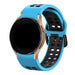 Samsung Galaxy Watch FE Squared Sport Strap (Light Blue/Black)