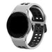 Bracelet sport carré Samsung Galaxy Watch 6 - 40mm (blanc/noir)