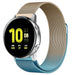 Samsung Galaxy Watch Active Milanese Strap (Blue/Gold)