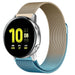 Bracelet Milanais Samsung Galaxy Watch Active (bleu/or)