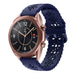Correa de silicona estampada Samsung Galaxy Watch 3 41mm (azul oscuro)