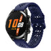 Bracelet silicone avec motif Huawei Watch GT 2 42mm (bleu foncé)