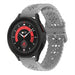 Bracelet silicone avec motif Samsung Galaxy Watch 5 Pro (gris)