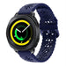 Samsung Gear Sport Silikonarmband mit Muster (Dunkelblau)