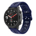 Bracelet silicone avec motif Xiaomi Amazfit GTR 42mm (bleu foncé)