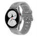 Samsung Galaxy Watch 4 40mm Silikonarmband mit Muster (Grau)