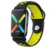 Bracelet sport Oppo Watch (noir/jaune) 