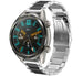 Bracelet acier Huawei Watch GT 2  (argent/noir)