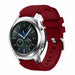 Samsung Gear S3 Silikonarmband (Weinrot)