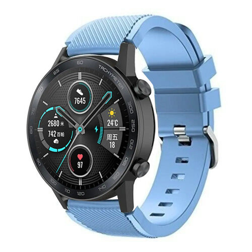 Bracelet silicone Honor Magic Watch 2 (Sand bleu)