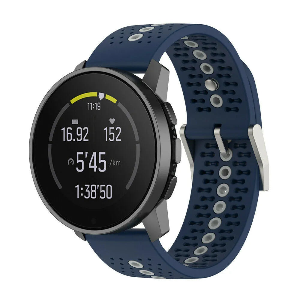 Bracelet silicone Suunto Race 2 (bleu/gris)