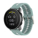 Bracelet silicone Suunto 9 Peak Pro (vert-gris/blanc)