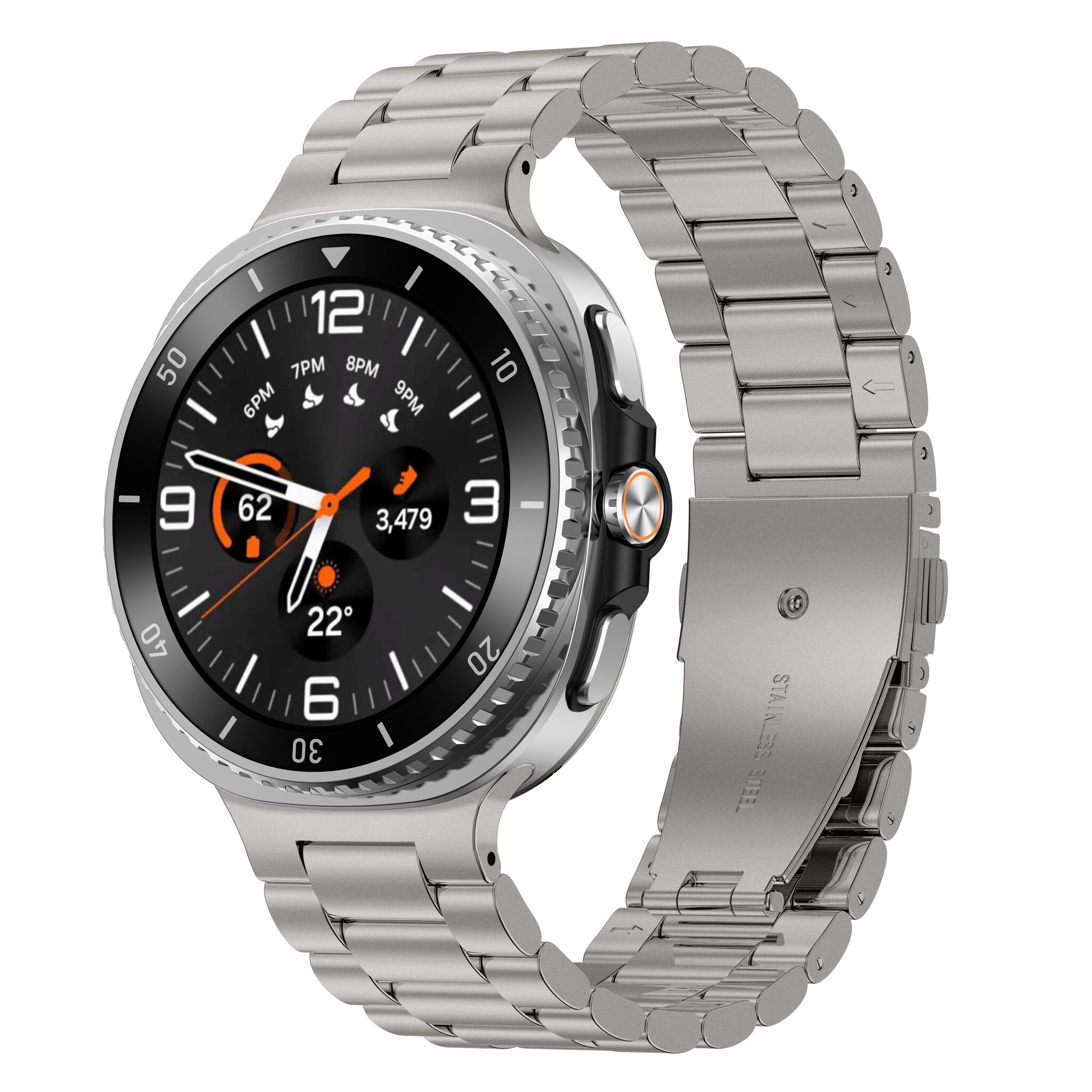 Samsung Galaxy Watch 9 - 40mm Steel Strap (Titanium)