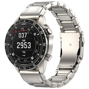 Garmin D2 Mach 2 - 47mm Premium Titanarmband (Titan)