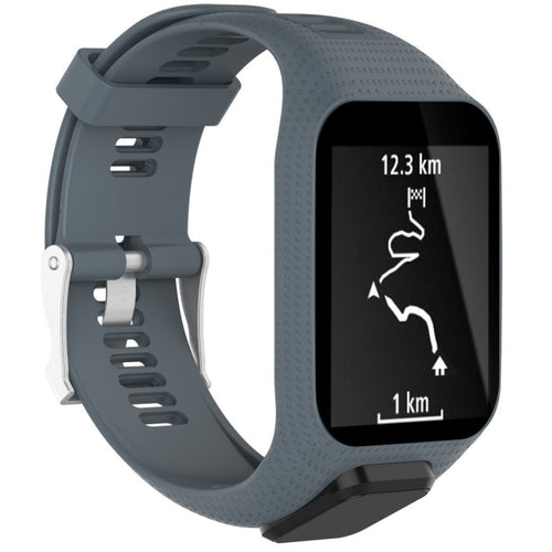 tomtom-runner-3-silikonarmband-grau