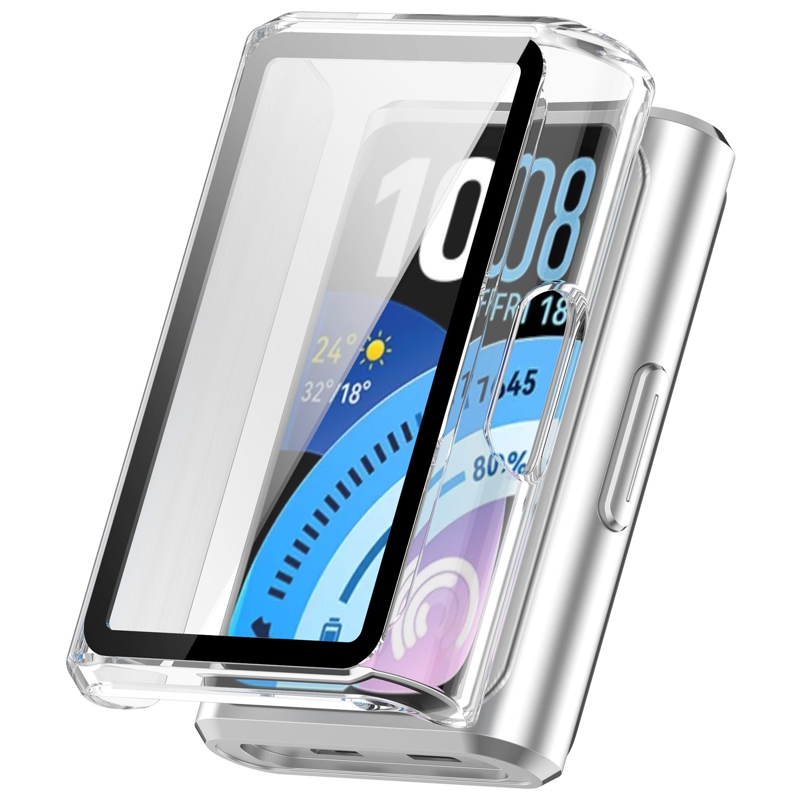 Huawei Band 11 Pro PC Hülle mit Glas (Transparent)