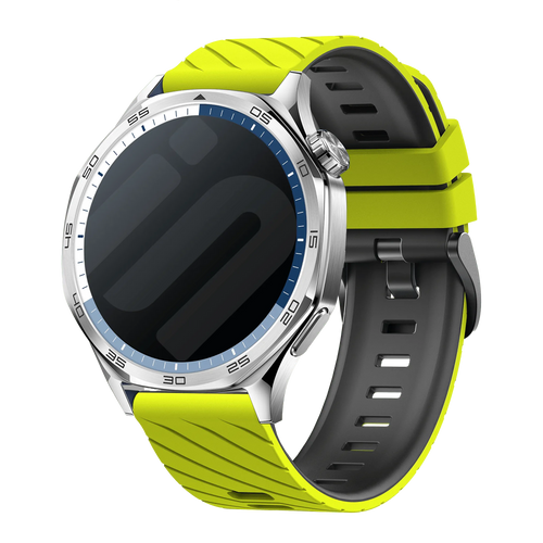 Bracelet twill sport Gard Pro Health Smartwatch 3 - 48mm (jaune vif/noir)