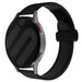 Samsung Galaxy Watch 3 45mm leren bandje met D-buckle (zwart)