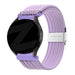 Bandz Bracelet nylon tressé Samsung Galaxy Watch 7 - 44mm (violet clair)
