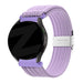 Bandz Bracelet nylon tissé Garmin Vivomove Trend (violet clair)
